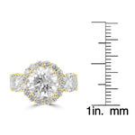 14K Yellow Gold Diamond 5.25cts TDW Engagement Ring