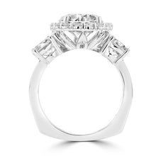 14K White Gold Diamond 5.25cts TDW Engagement Ring