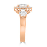 14K Rose Gold Diamond 5.25cts TDW Engagement Ring