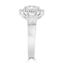 14K White Gold Diamond 5.25cts TDW Engagement Ring