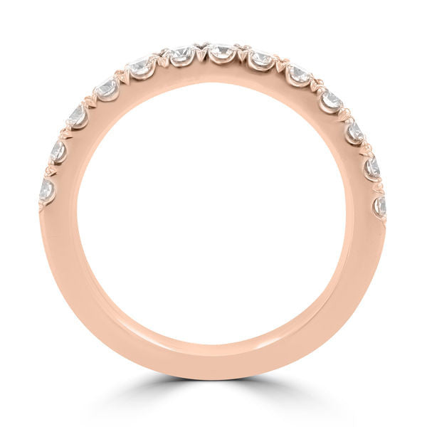 14K Rose Gold Diamond 3/4ct TDW Wedding Band