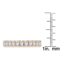 14K Rose Gold Diamond 3/4ct TDW Wedding Band