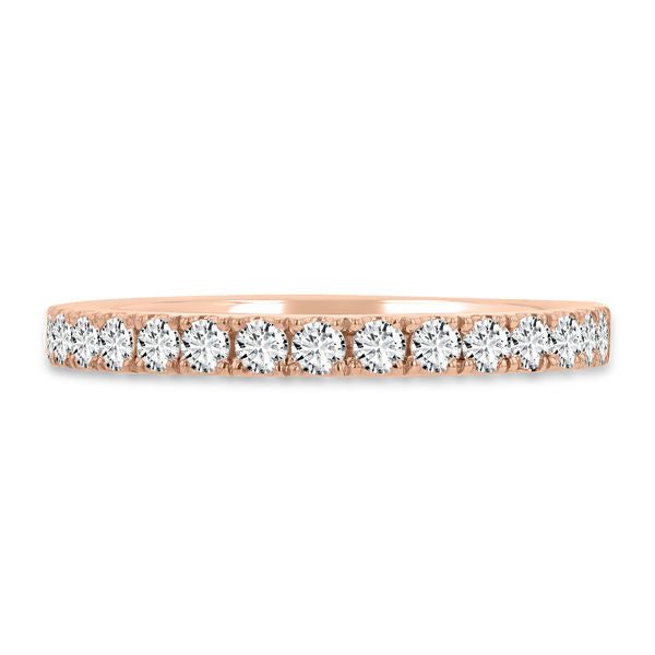 14K Rose Gold Diamond 0.55ct TDW Wedding Band