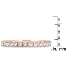 14K Rose Gold Diamond 0.55ct TDW Wedding Band
