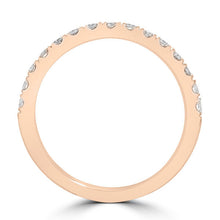 14K Rose Gold Diamond 0.55ct TDW Wedding Band