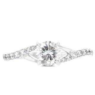 14K White Gold 1.30cts TDW Engagement Ring