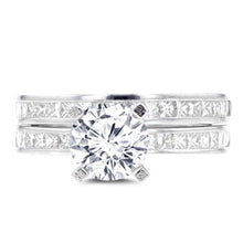 14K White Gold 2.05ct. TDW Diamond Bridal Set
