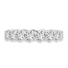 14K White Gold 4ct TDW Round Diamond Wedding Band