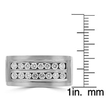 14k White Gold Men's 0.80cts TDW Diamond Ring