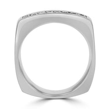 14k White Gold Men's 0.80cts TDW Diamond Ring
