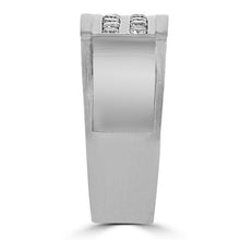 14k White Gold Men's 0.80cts TDW Diamond Ring