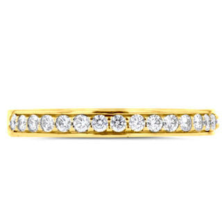 14k Yellow Gold 1/3ct TDW La Vita Vital Wedding Band