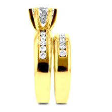 14k Yellow Gold 1.85ct. TDW Diamond Bridal Set