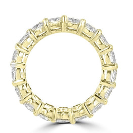 14K Yellow Gold 4.00 cts TDW Round Diamond Wedding Band