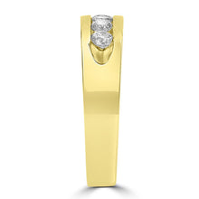 14k Yellow Gold Men's Diamond 1.50cts TDW Ring