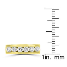 14k Yellow Gold Men's Diamond 1.50cts TDW Ring