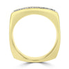14k White & yellow Gold Men's 3/4ct TDW Diamond Ring