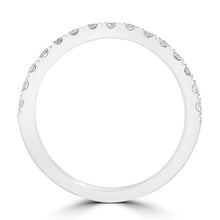 14K Gold White Diamond 0.55ct TDW Wedding Band