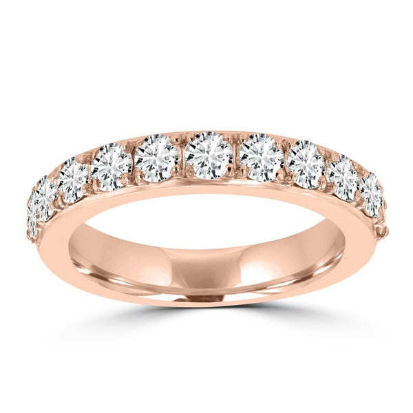 14K Rose Gold Diamond 1.25ct TDW Wedding Band