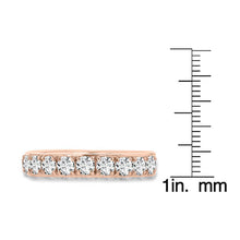 14K Rose Gold Diamond 1.25ct TDW Wedding Band