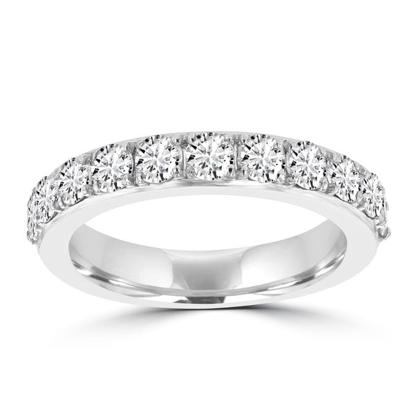 14K White Gold Diamond 1.25ct TDW Wedding Band