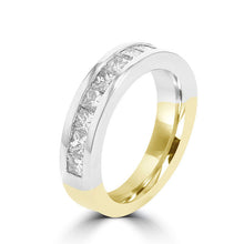 14k White/Yellow Gold Diamond 1 7/8ct TDW Wedding Band