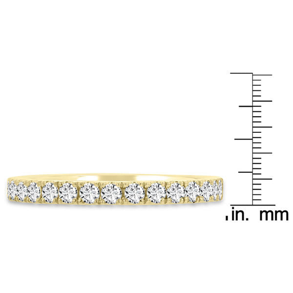 14K Yellow Gold Diamond 0.55ct TDW Wedding Band