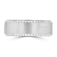 .83ct TDW 14 Karat White Gold Men's Diamond Ring