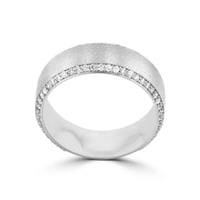 .83ct TDW 14 Karat White Gold Men's Diamond Ring