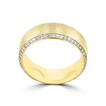 .83ct TDW 14 Karat Yellow Gold Men's Diamond Ring