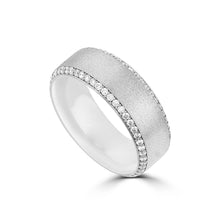 .83ct TDW 14 Karat White Gold Men's Diamond Ring