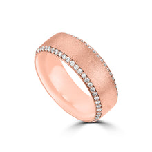 .83ct TDW 14 Karat Rose Gold Men's Diamond Ring