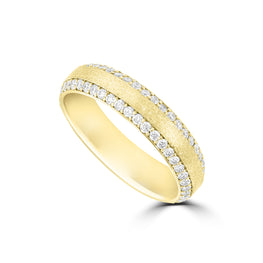 .60ct TDW 14 Karat Yellow Gold Diamond Ring