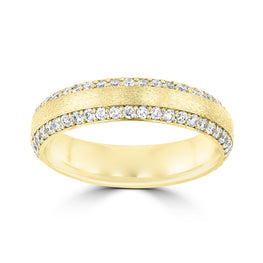 .60ct TDW 14 Karat Yellow Gold Diamond Ring