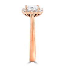 1.5ct TDW Cushion Cut Diamond Halo Ring 14K Gold